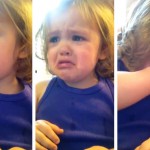 Una niña de dos años se emociona al escuchar la canción de boda de sus padres