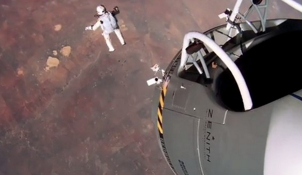 Nuevo vídeo del salto espacial de Felix Baumgartner