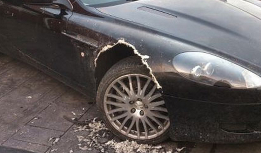 Un hombre da a su perro a otra familia después de que este destrozara parte de su Aston Martin