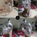 Un artista forense reconstruye la cara de una botella de vodka