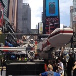 X-Wing de Star Wars a tamaño real hecho con piezas de LEGO