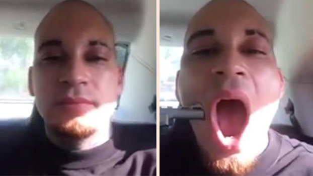 El rapero Kasper Knight se pega un tiro en la cara para su nuevo vídeo musical (Vídeo)