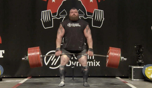 Eddie Hall ''La Bestia'' levanta 500 kilos de peso y casi muere en el intento (Vídeo)