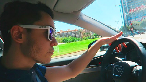 El youtuber TheGref borra un vídeo en el que aparece conduciendo un Audi a 180 km/h