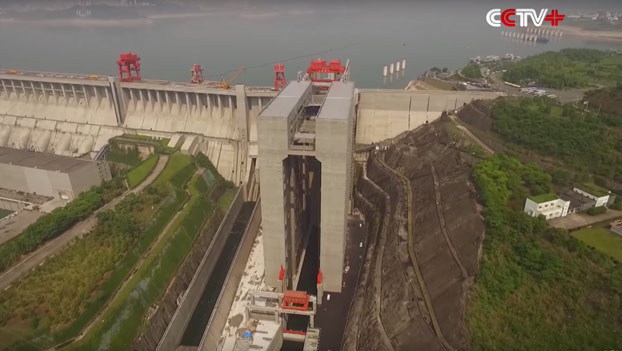 El ascensor más grande del mundo para transportar barcos