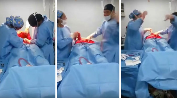 Indignación por el vídeo de un cirujano plástico bailando durante una operación