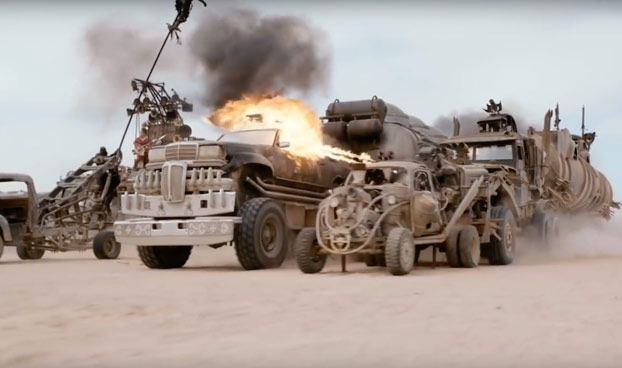 La mejor manera de apreciar la genialidad de Mad Max es ver sus escenas sin ningún tipo de CGI