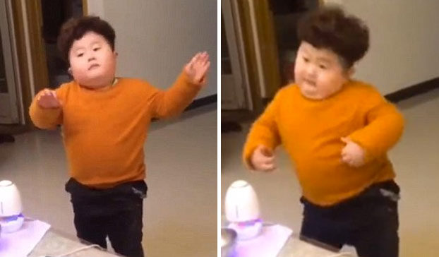 Mini Kim Jong-un, estrella de las redes sociales por este divertido baile