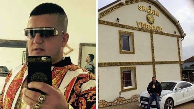 Se llama Shenki Maslani, tiene 30 años y sólo una obsesión: La marca Versace