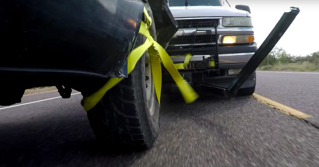 Un hombre inventa Grappler, un nuevo sistema para que la policía pueda detener coches a la fuga
