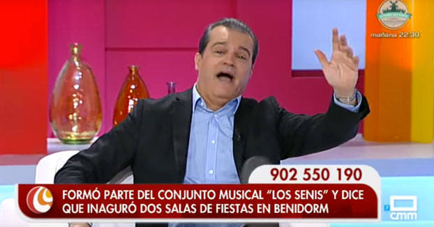 En el programa de Ramón García cada vez que aparece la palabra ''Benidorm'' hacen el siguiente baile