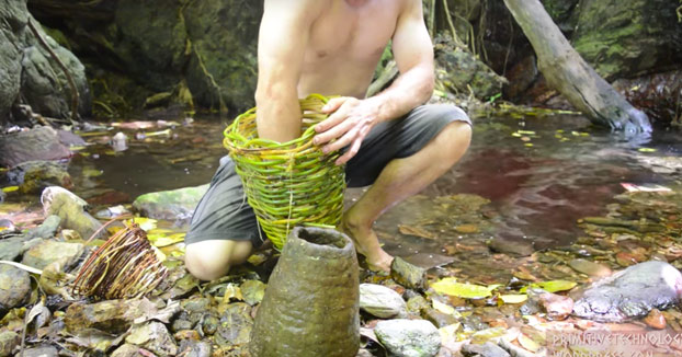 Primitive Technology: Trampa para crustáceos