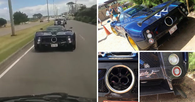 Choca contra un Pagani Zonda F Coupé de 1.5 millones de dólares mientras lo grababa con el móvil