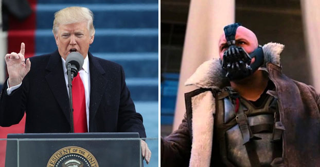 Donald Trump plagia a Bane, el villano de Batman, en su discurso de toma de posesión (Vídeo)