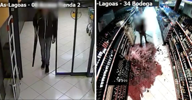 Vídeo de hombre que entró al Mercadona de Ourense pegando tiros con una escopeta