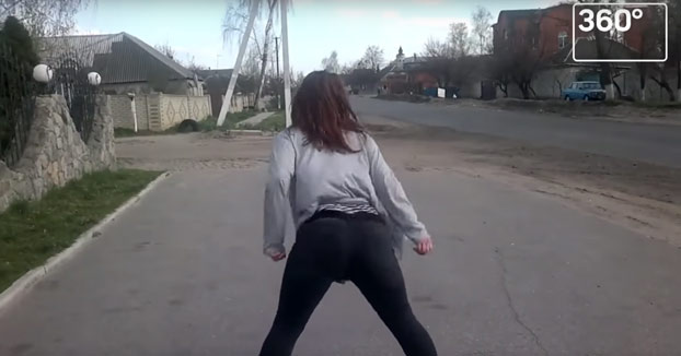 El twerking de una chica provoca este terrible accidente