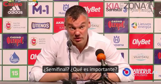 La gran lección de humanidad de Jasikevicius a un periodista