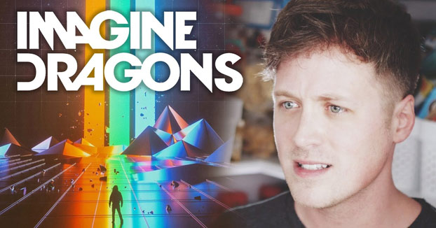 Hace un cover de ''Believer'' de Imagine Dragons con objetos de la cocina