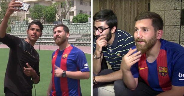 El doble iraní de Leo Messi es para flipar