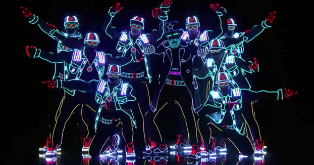 Light Balance: Impresionante espectáculo con luces en America's Got Talent