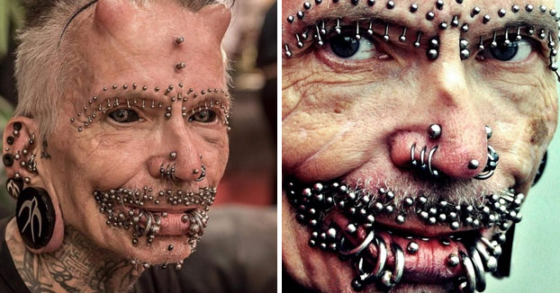 Rolf Buchholz, el hombre más perforado del mundo. 453 piercings, 278 de ellos en los genitales