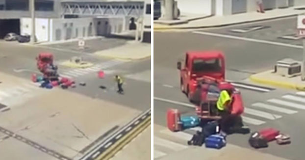 Indignación por el trato a las maletas en el Aeropuerto de Ibiza