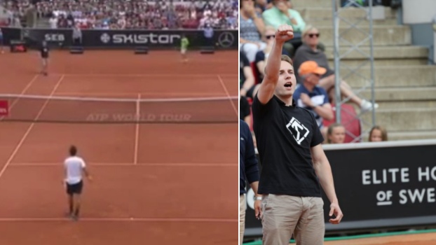 nazi interrumpe partido ferrer y verdasco suecia