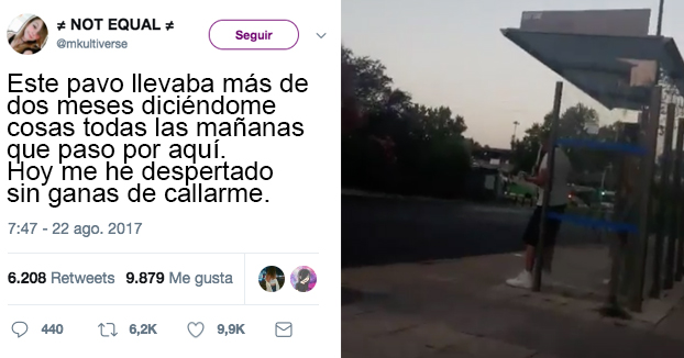 ''Me tienes hasta los cojones'': una joven planta cara al hombre que llevaba dos meses acosándola