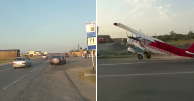 Ir a Rusia es como entrar en GTA: Intento de despegue en la carretera