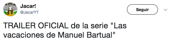 Excelente!: Así es como sería el trailer de la historia de Manuel Bartual si fuese creado por Netflix