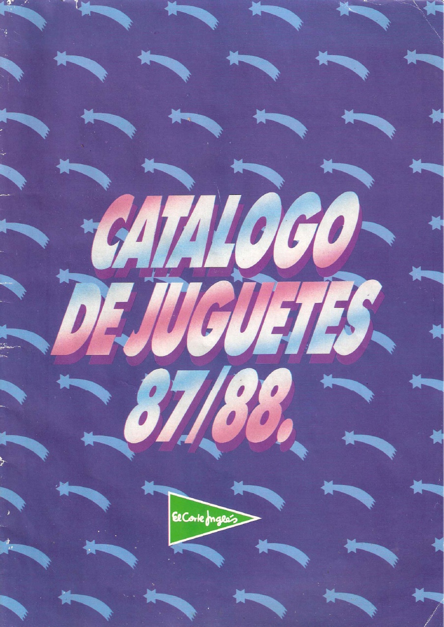 El catálogo de juguetes de El Corte Inglés en 1987/1988. ¿Cuántos tuviste en tu niñez?