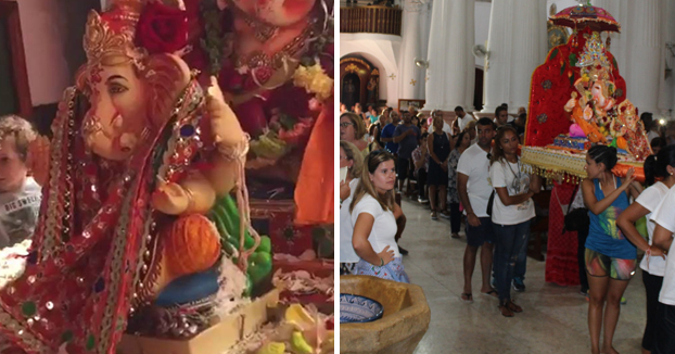 Dimite un párroco de Ceuta por permitir entrar en una iglesia al dios hindú Ganesh
