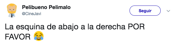 La esquina de abajo a la derecha POR FAVOR