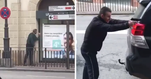 Atraco en un banco de Cangas de Onís, Asturias. Tiroteo entre los atracadores y la Guardia Civil (Vídeos)