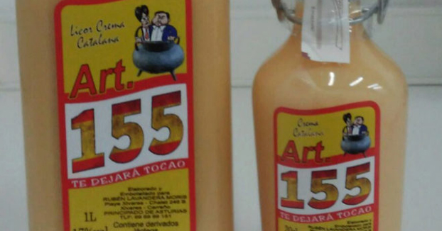 Un empresario asturiano convierte el artículo 155 en un licor de crema catalana