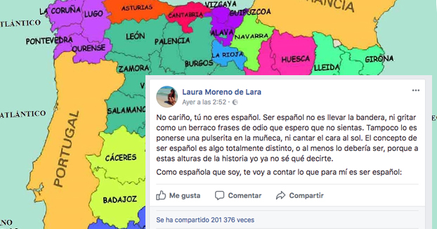 ''No cariño, tú no eres español''. El poderoso mensaje de una malagueña llamada Laura