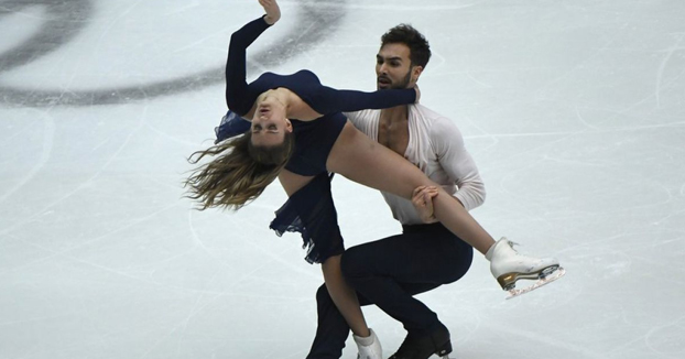 La pareja de Francia que hizo historia al romper la barrera de los 200 puntos en patinaje artístico sobre hielo