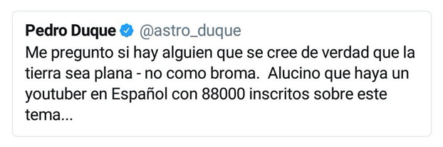 Ya tenemos el Premio al Tonto del Año. Y más cuando se entere quien es Pedro Duque