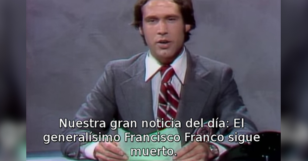 En 'Saturday Night Live' estuvieron 21 programas riéndose de la muerte de Franco después de producirse