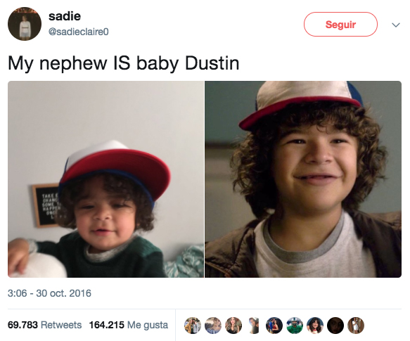 ''Mi sobrino es igualito que Dustin de Stranger Things''