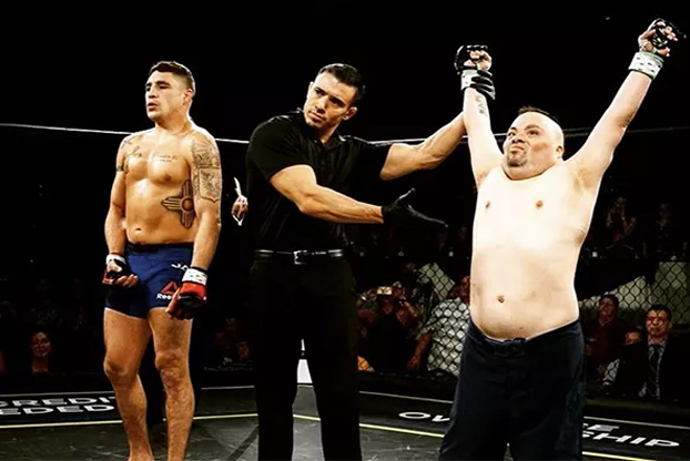 Un veterano de la UFC hizo que el sueño de este luchador con síndrome de Down se hiciera realidad