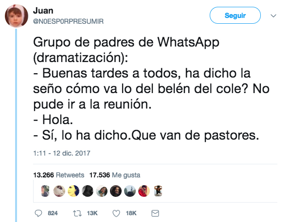 Grupo de padres de WhatsApp