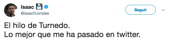 El hilo de Turnedo. Lo mejor que me ha pasado en Twitter