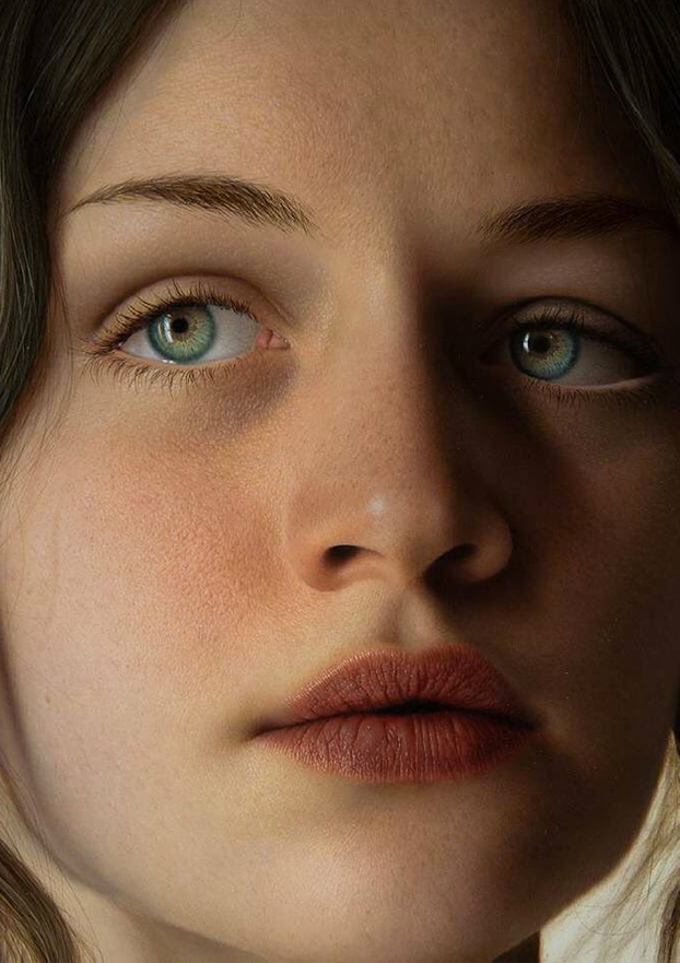 Tremenda obra hiperrealista de Marco Grassi. Ojo al detalle al hacer zoom