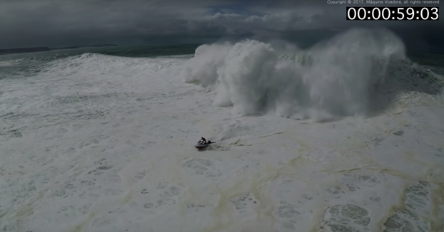 Vídeo del angustioso rescate a Pedro 'Scooby' y Lucas 'Chumbo' en Nazaré