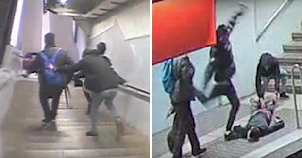 Detenido por esta brutal agresión en el metro de Barcelona