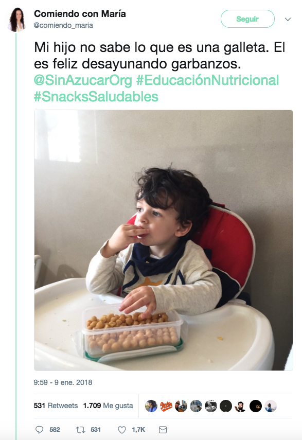 Una nutricionista desata todo tipo de comentarios por el desayuno que le da a su hijo