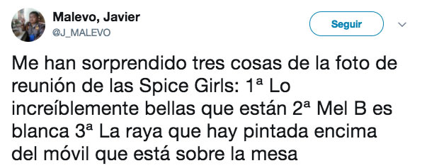 Me han sorprendido tres cosas de la foto de reunión de las Spice Girls