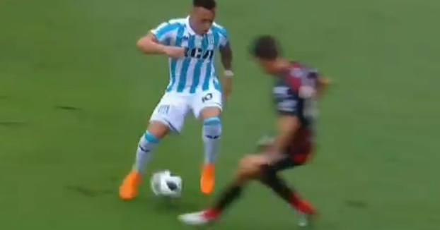 El caño-taconazo de Lautaro Martinez