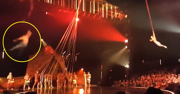 Un acróbata del Cirque du Soleil muere en una caída durante una actuación